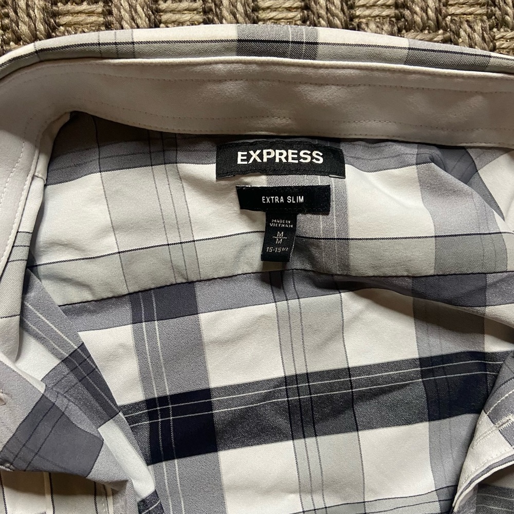 Express Plaid Button Down